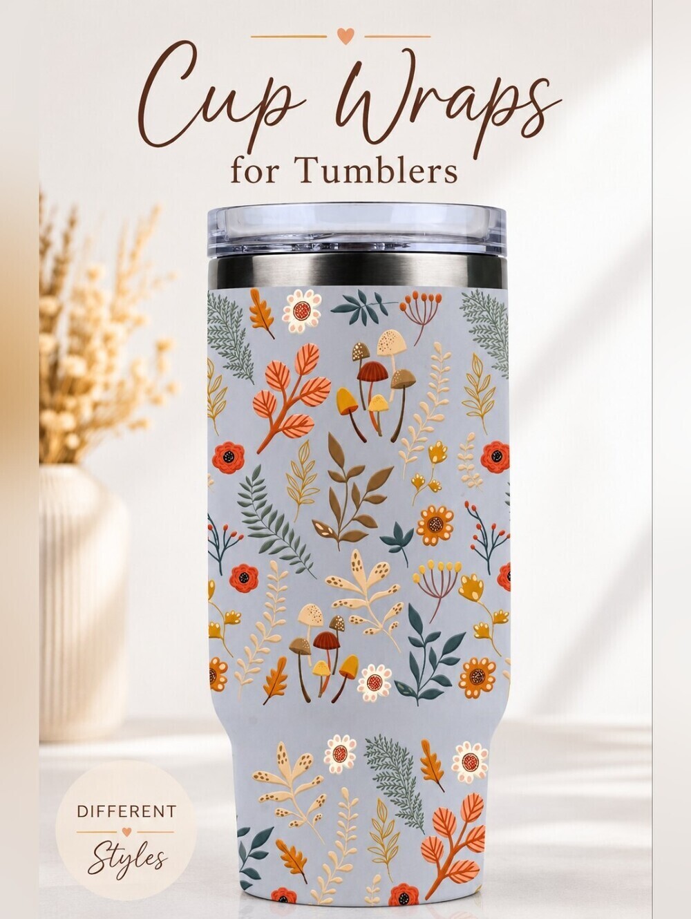 Cup Or Tumbler Wraps - Great Bundle Item!